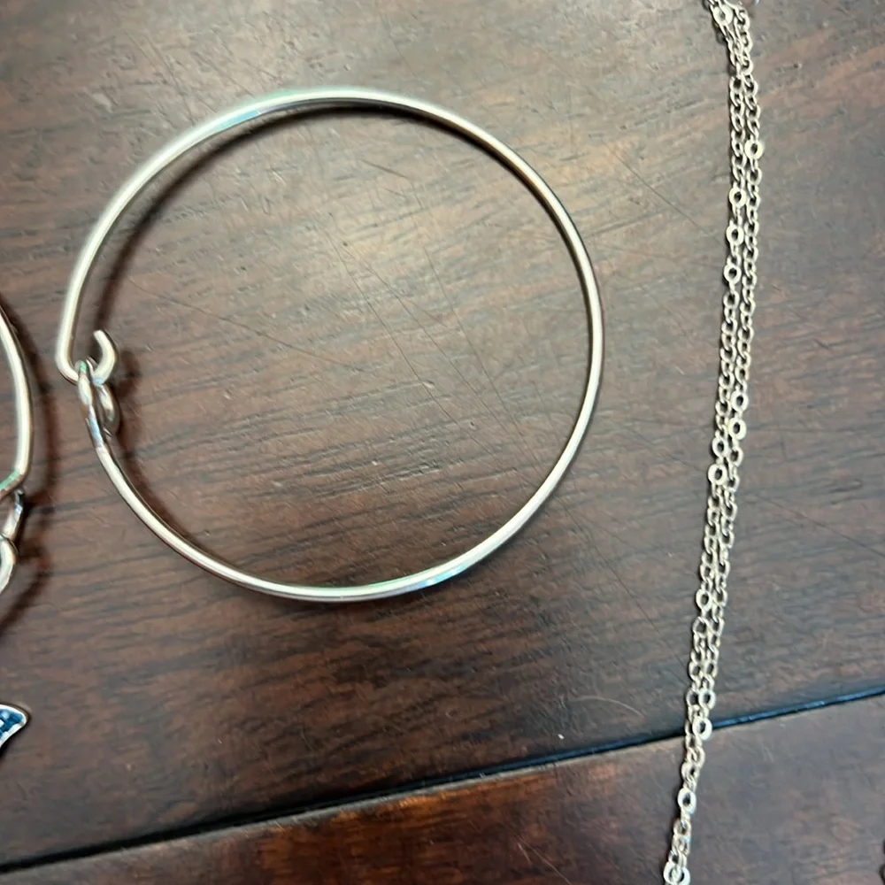 Assorted kids jewelry bracelet charms and necklaces